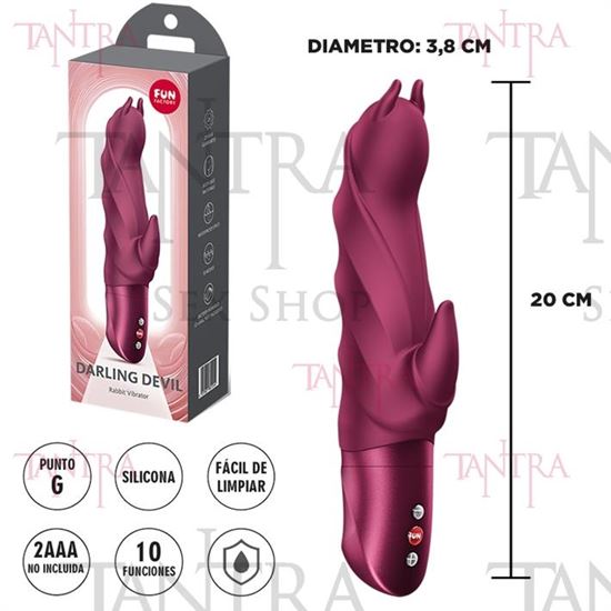 Darling Devil vibrador para estimulacion de punto G y clitoris